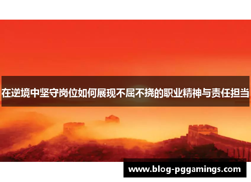 在逆境中坚守岗位如何展现不屈不挠的职业精神与责任担当